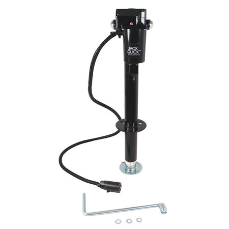 QUICK PRODUCTS Quick Products JQ-3000-7P Power A-Frame Electric Tongue Jack w 7-Way Plug-3,250 lbs. Lift Capacity JQ-3000-7P
